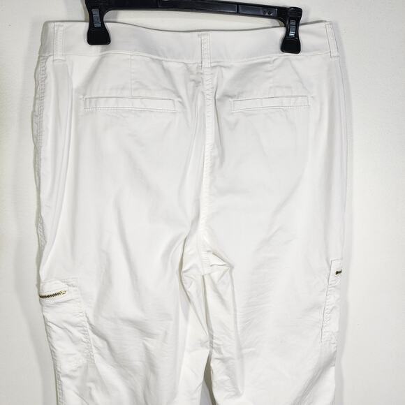 Chico's Crop Pants The Ultimate Fit Comfort Waist Luxe Utility Slim Size 1 US 8 - Picture 4 of 10